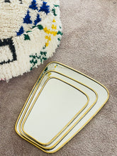 Charger l'image dans la galerie, Miroirs en laiton Trapèze