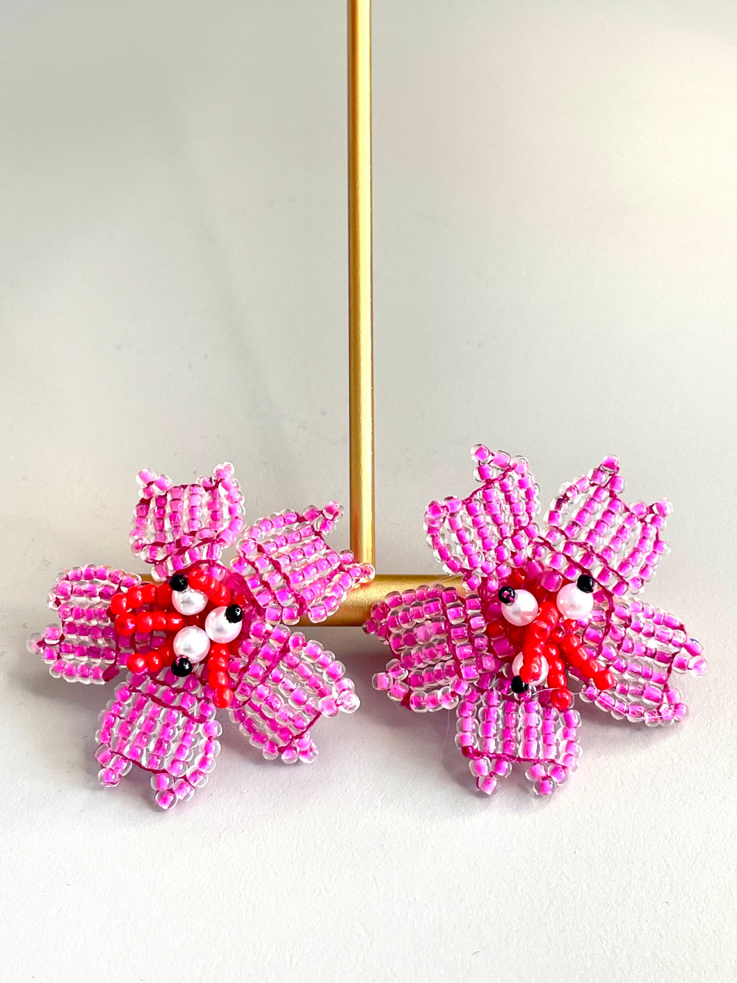 Boucles d'oreilles en perles