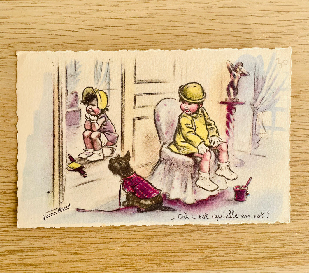 Carte postales ancienne Germaine Bouret n°8
