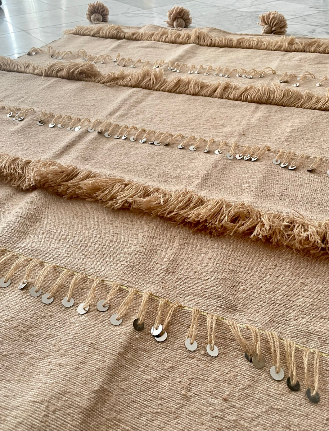Tapis souple à sequins