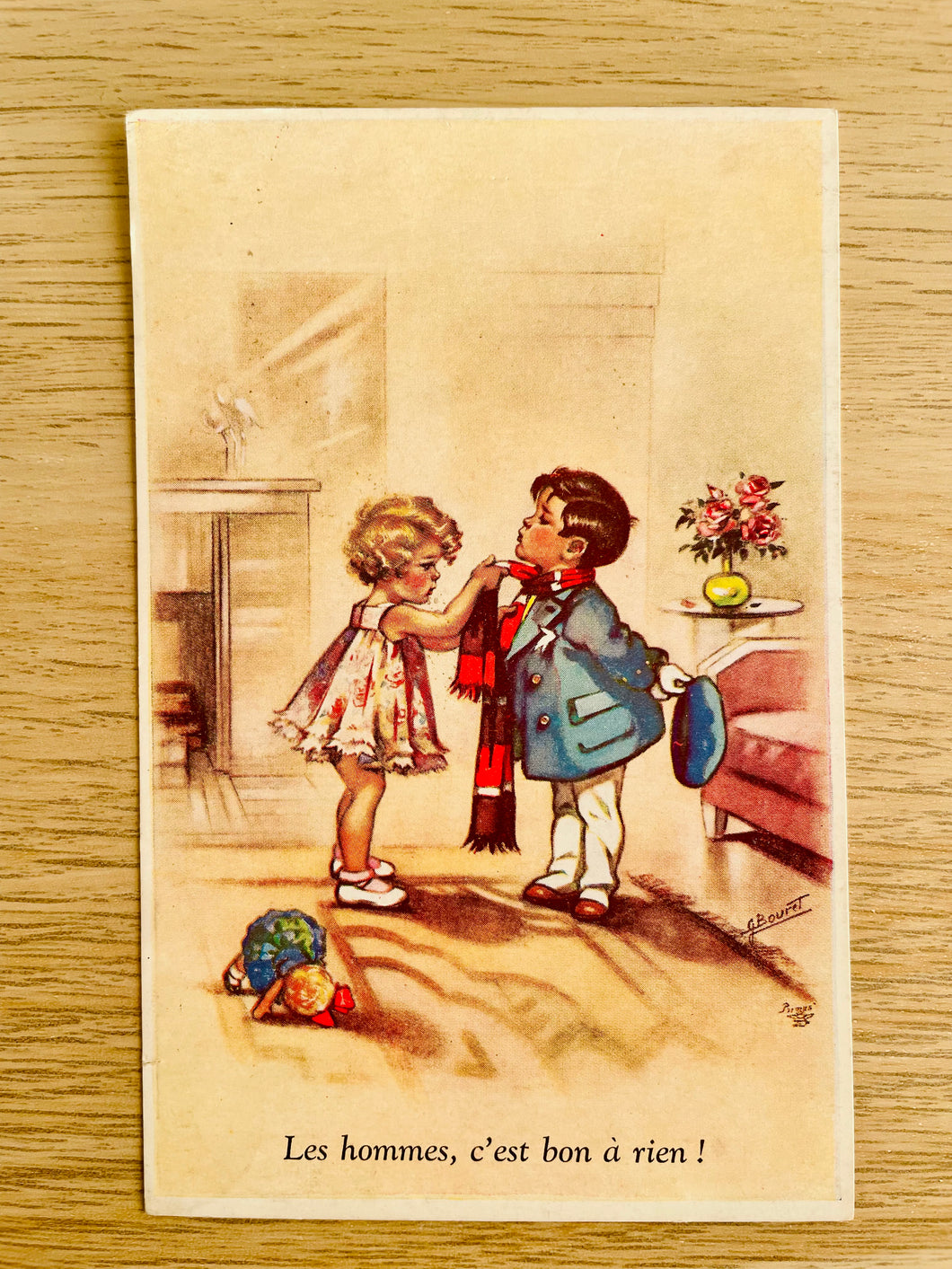 Carte postale ancienne Germaine Bouret n°7