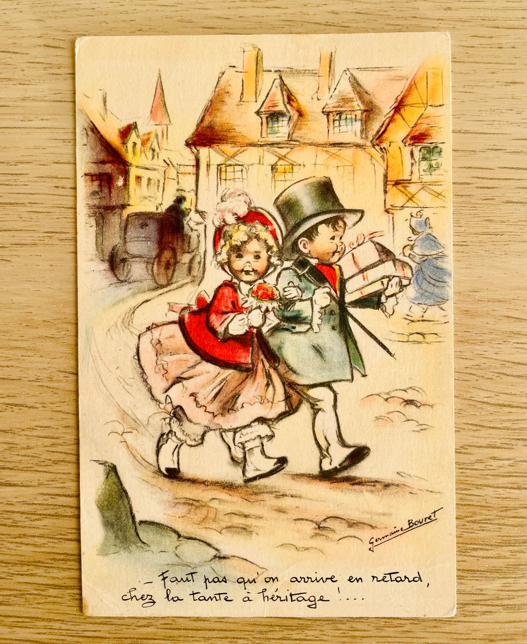 Carte postale ancienne Germaine Bouret n°3