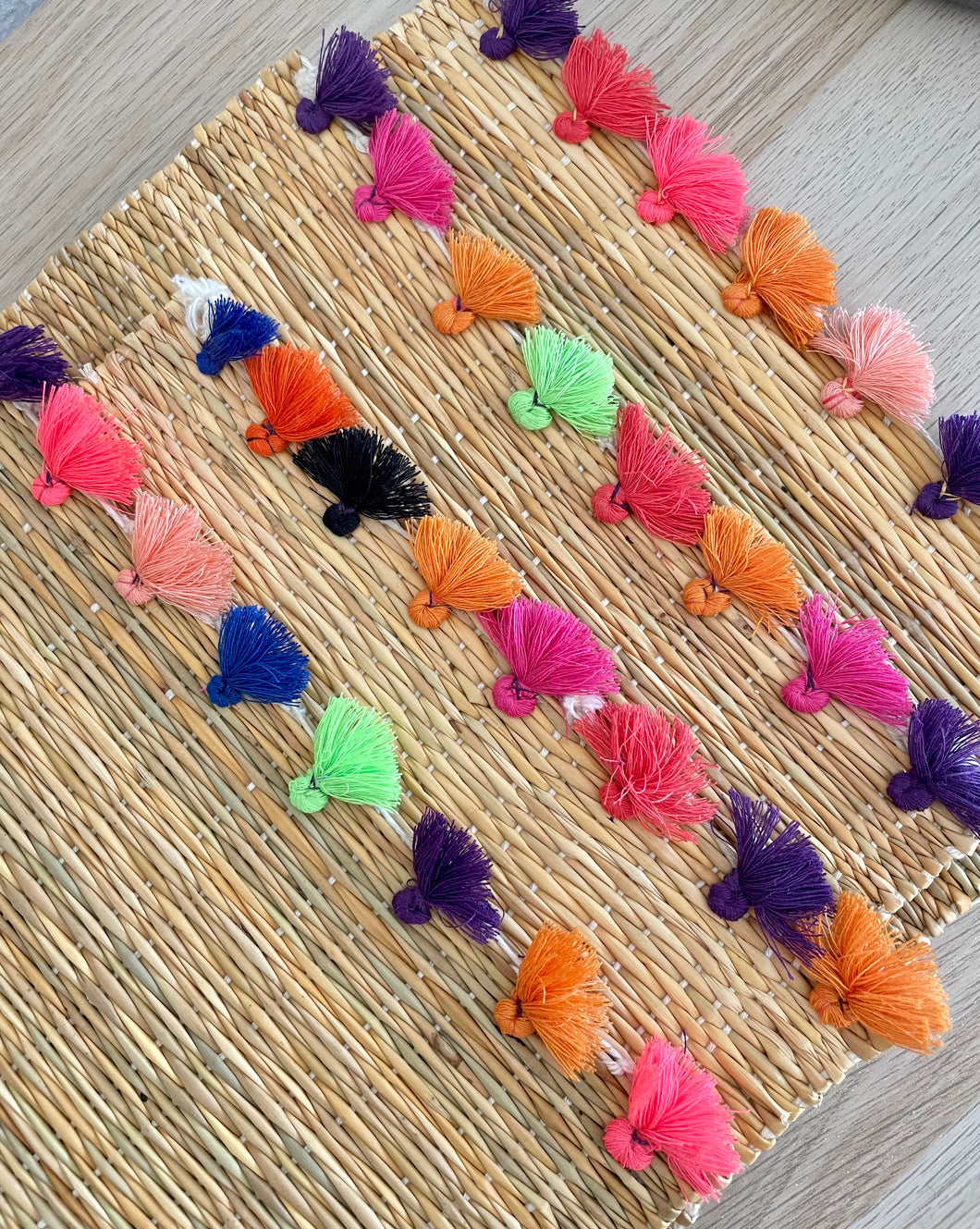 Set de table à pompons