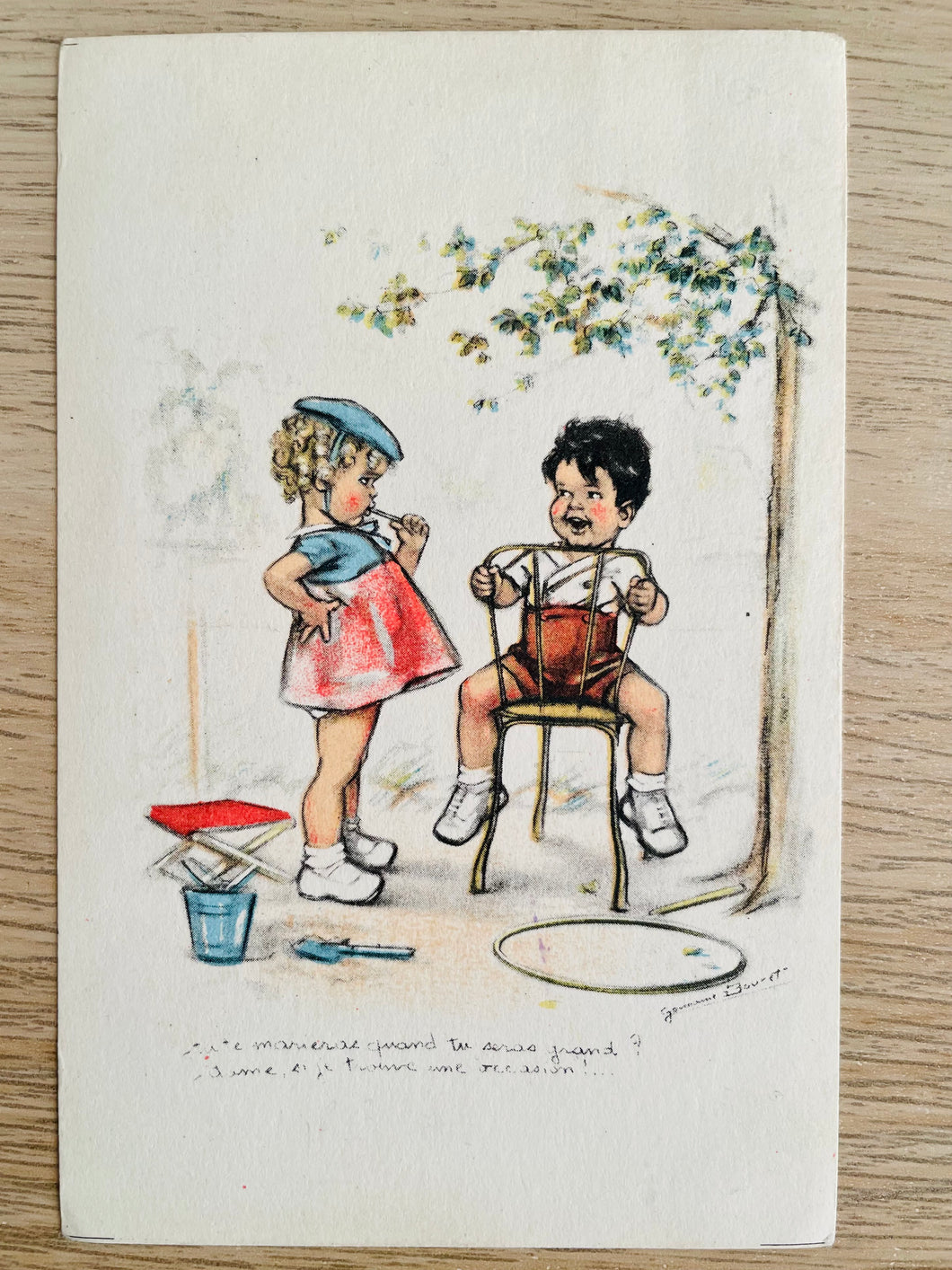 Carte postale ancienne Germaine Bouret n°14